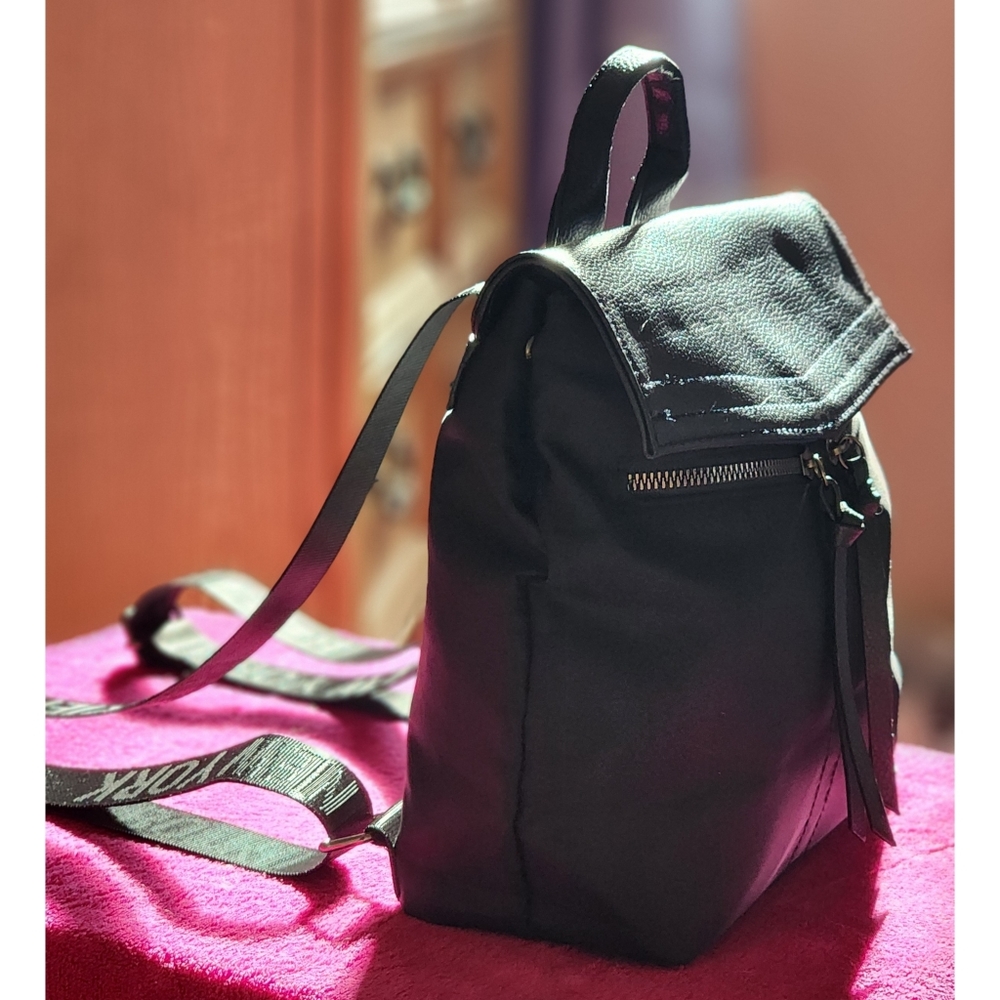 New Botkier New York Backpack Black Vegan Leather - Picture 5 of 16